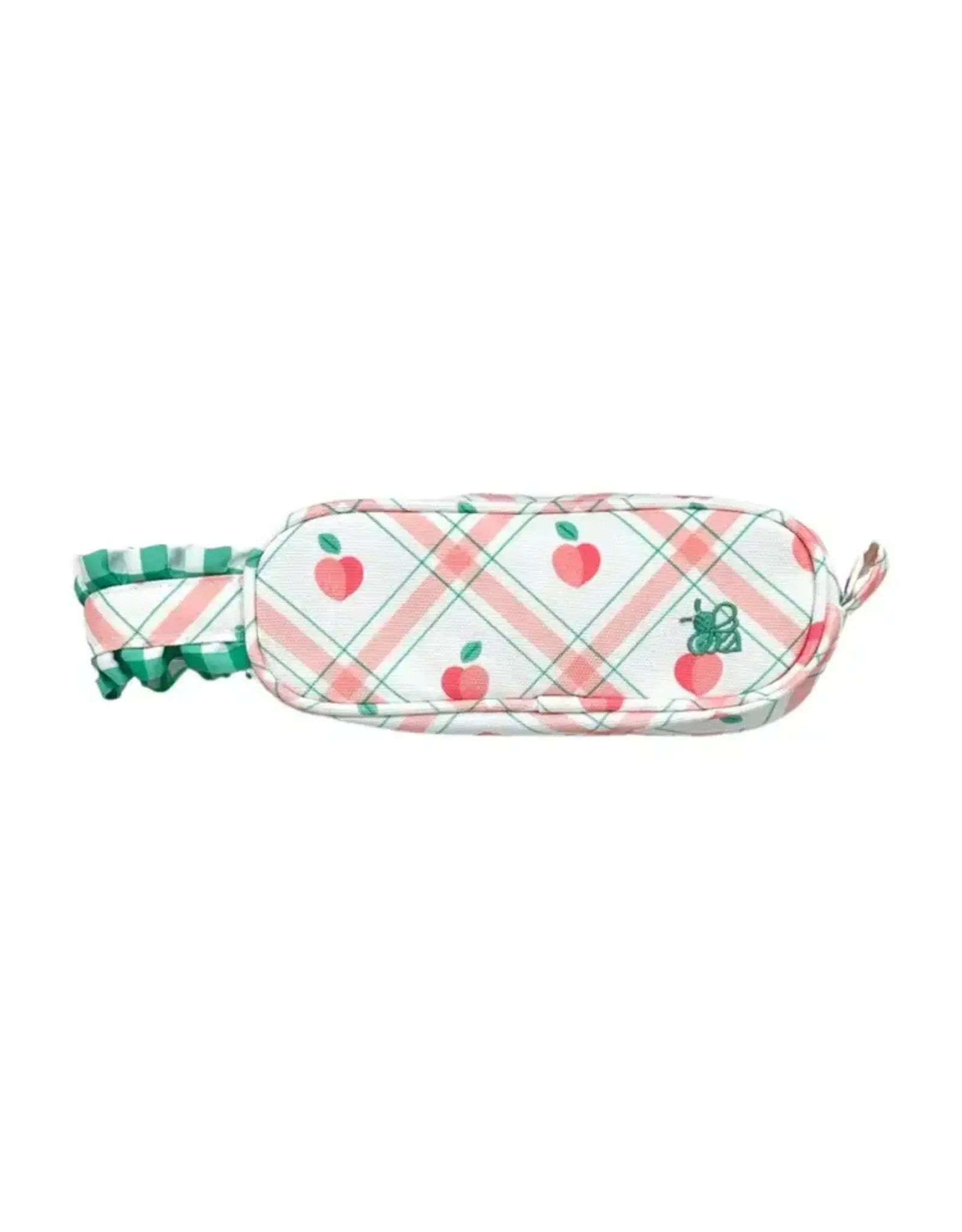 Sugar Bee Clothing Sugar Bee- Peach Plaid Pencil Case