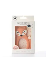 Little Cheeks Little Cheeks- Peach Fox Teether