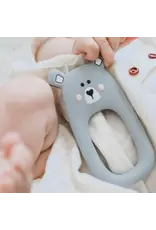Little Cheeks Little  Cheeks- Grey Bear Teether
