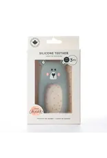 Little Cheeks Little  Cheeks- Grey Bear Teether