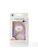 Little Cheeks Little Cheeks- Lilac Penguin Teether