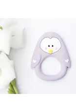 Little Cheeks Little Cheeks- Lilac Penguin Teether