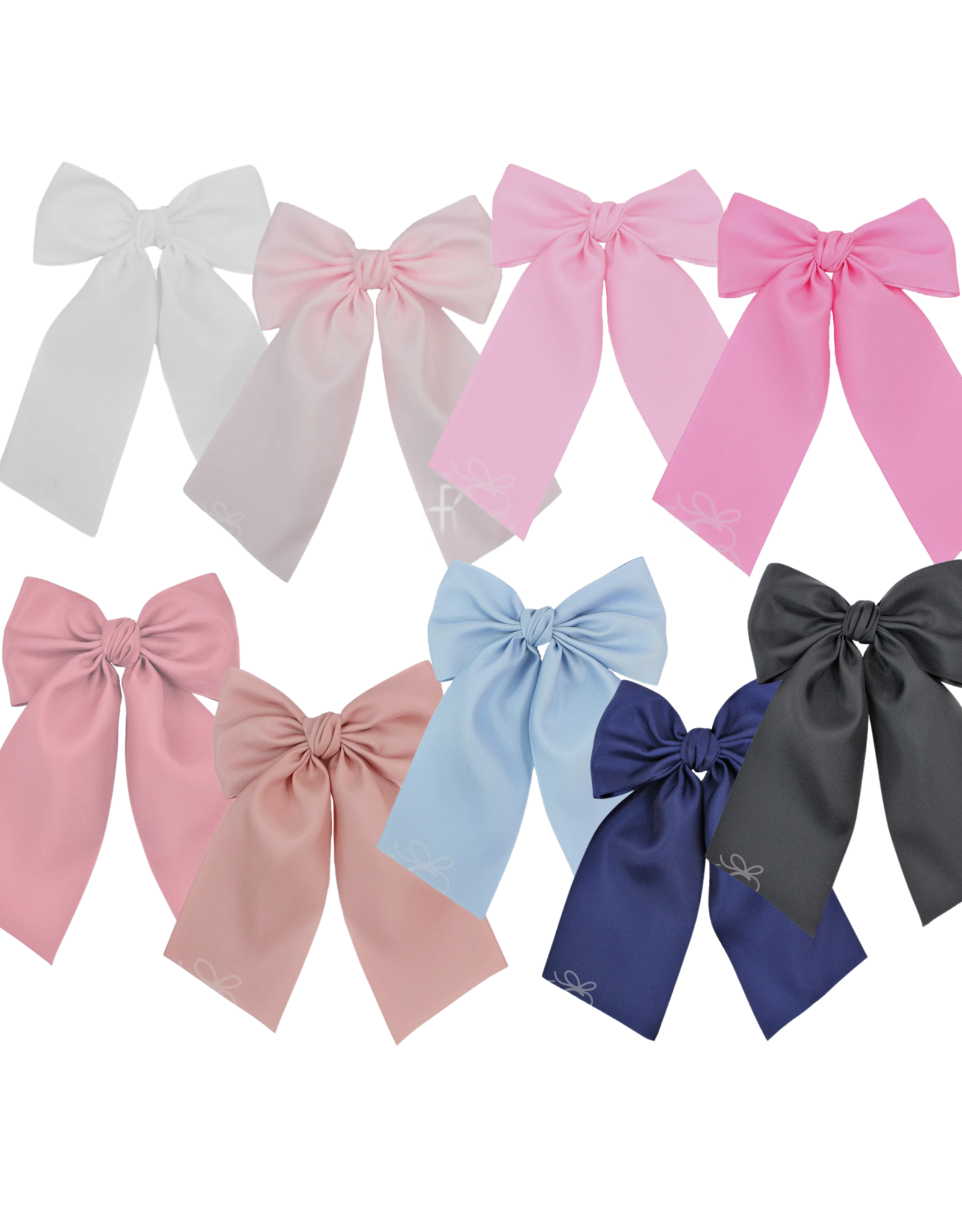 Beyond Creations Beyond Creations- 4.5" Opaque Satin Bow w/ Tails: