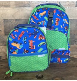 stephen joseph Stephen Joseph - All Over Print Backpack & Lunchbox Set: Transportation