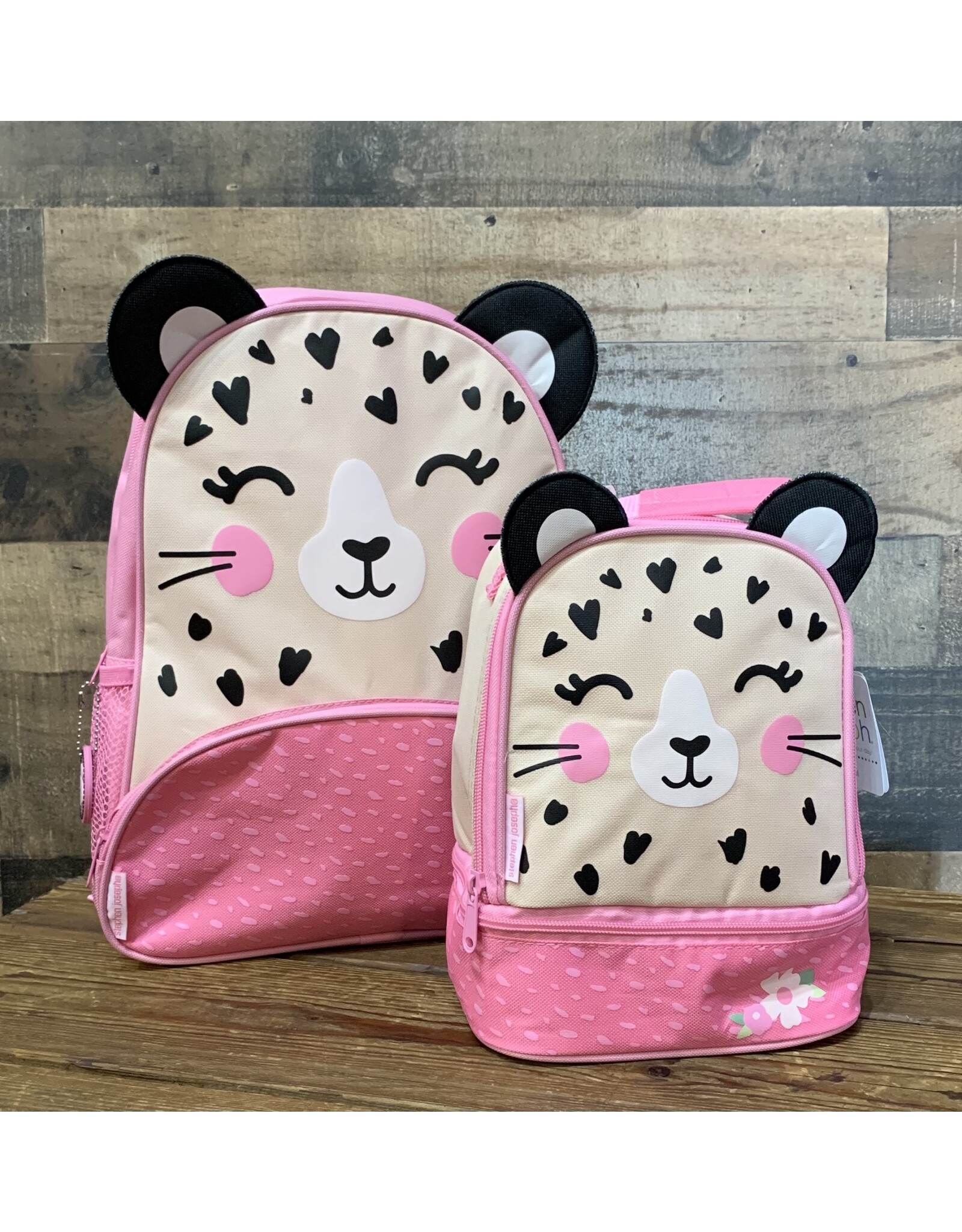 stephen joseph Stephen Joseph- Sidekick Backpack & Lunch Pal Set: Leopard