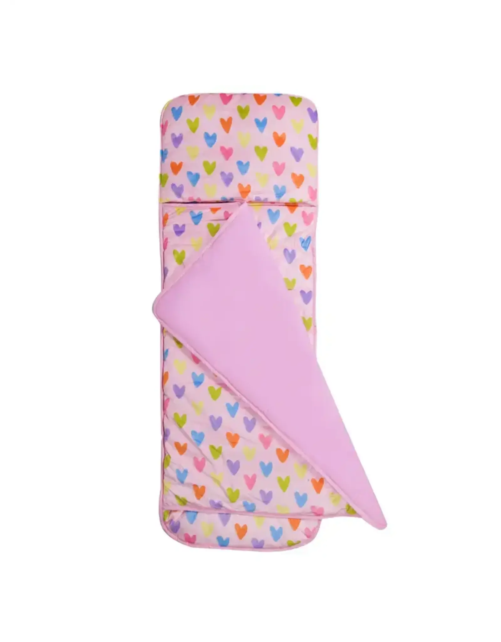 Wildkin Wildkin- Pink Hearts Plush Nap Mat