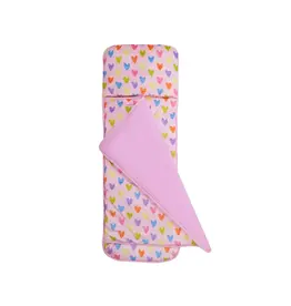 Wildkin Wildkin- Pink Hearts Plush Nap Mat