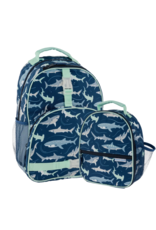 stephen joseph Stephen Joseph - All Over Backpack & Lunchbox Set: Navy Shark