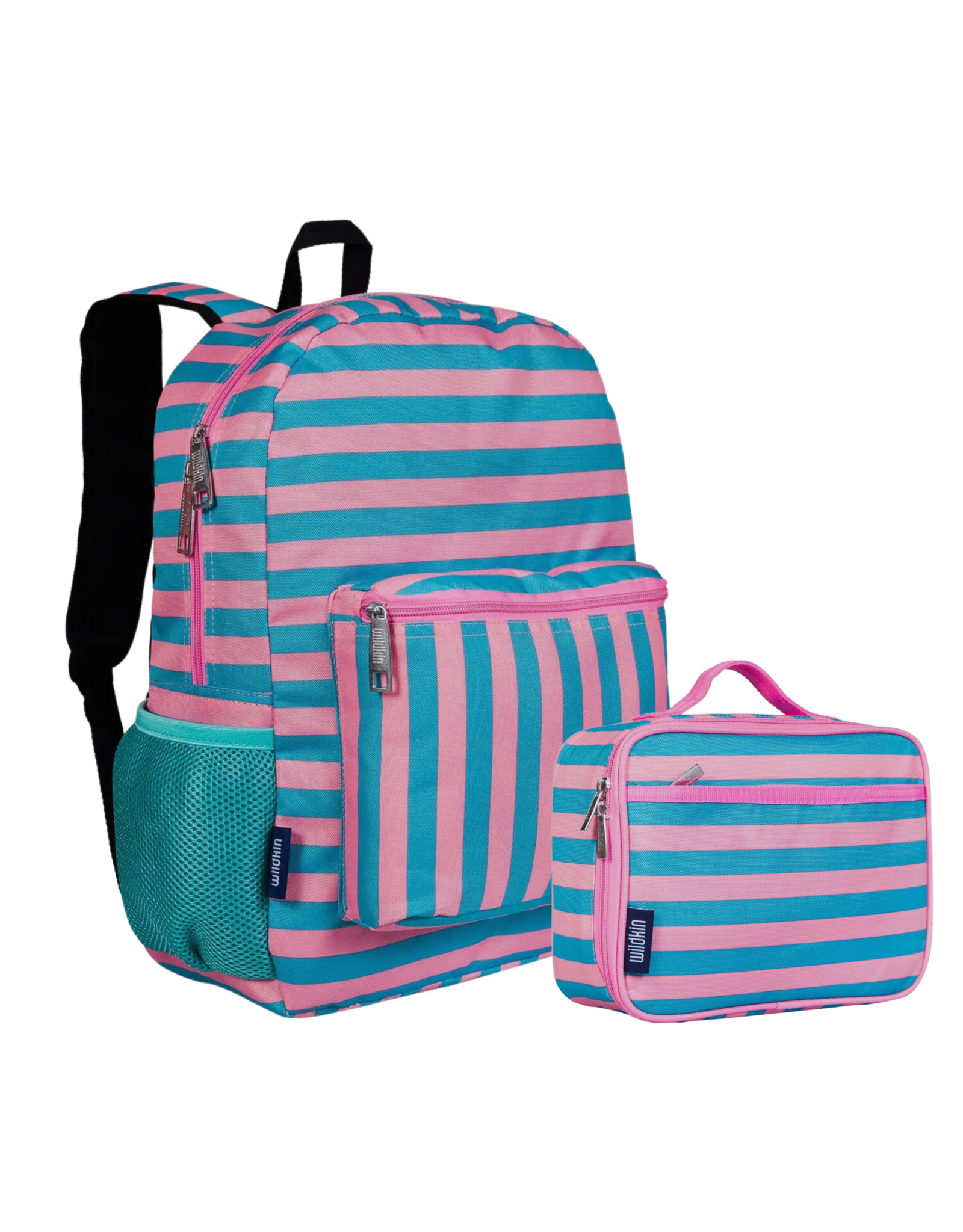 Wildkin Wildkin- Pink Stripes 16 Inch Backpack & Lunch Box