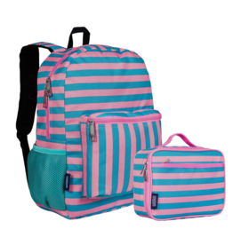 Wildkin Wildkin- Pink Stripes 16 Inch Backpack & Lunch Box