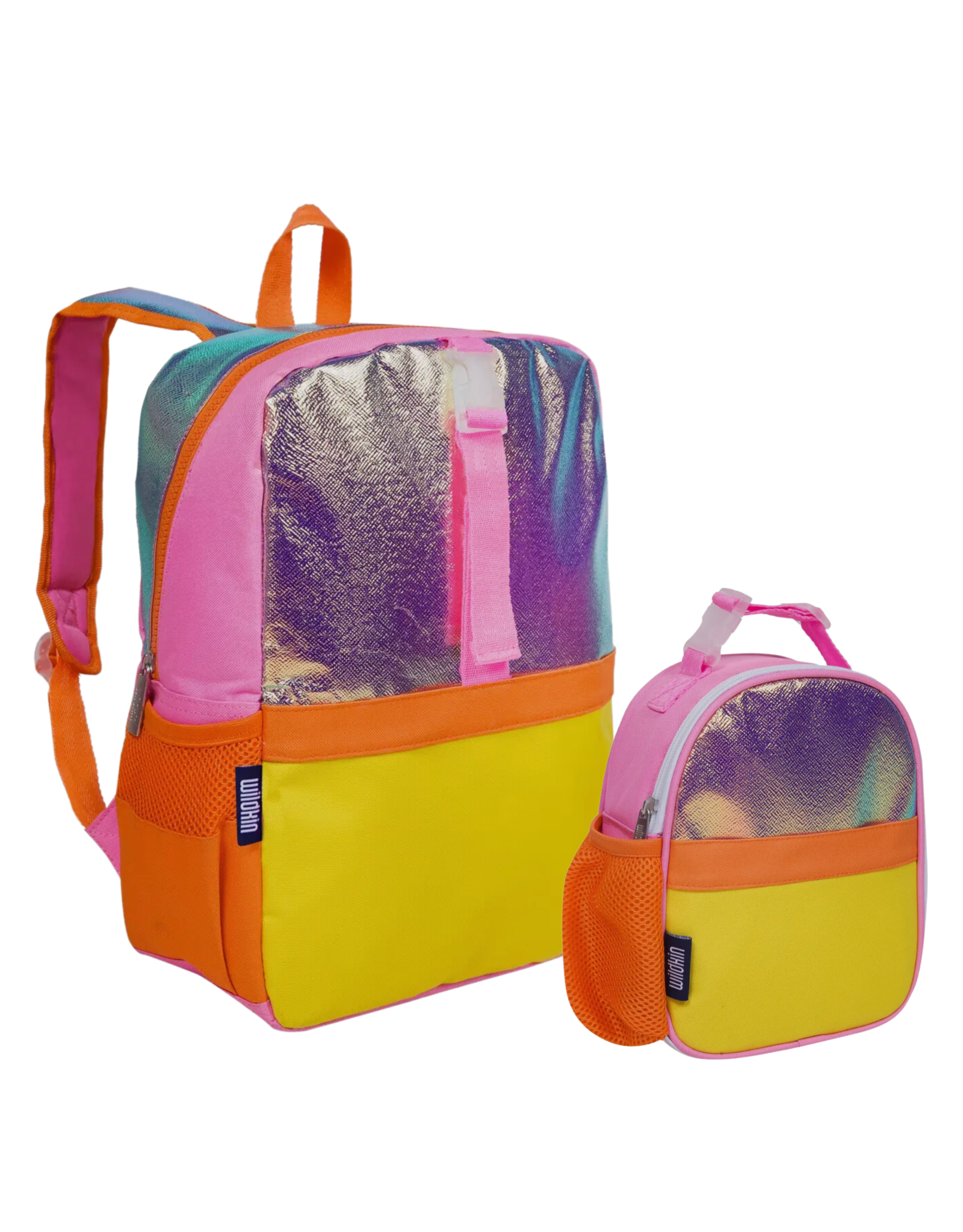 Wildkin Wildkin- Orange Shimmer Pack It All Backpack & lunch Box