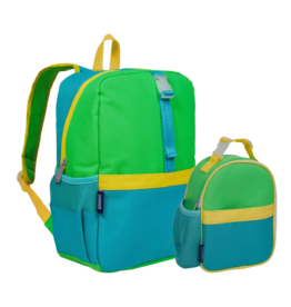 Wildkin Wildkin- Monster Green Pack It All Backpack & Lunch Box