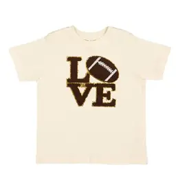Sweet Wink- LOVE Patch S/S Natural TShirt