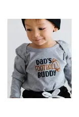 Sweet Wink- Dad’s Football Buddy L/S Gray Bodysuit