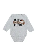 Sweet Wink Sweet Wink- Dad’s Football Buddy L/S Gray Bodysuit