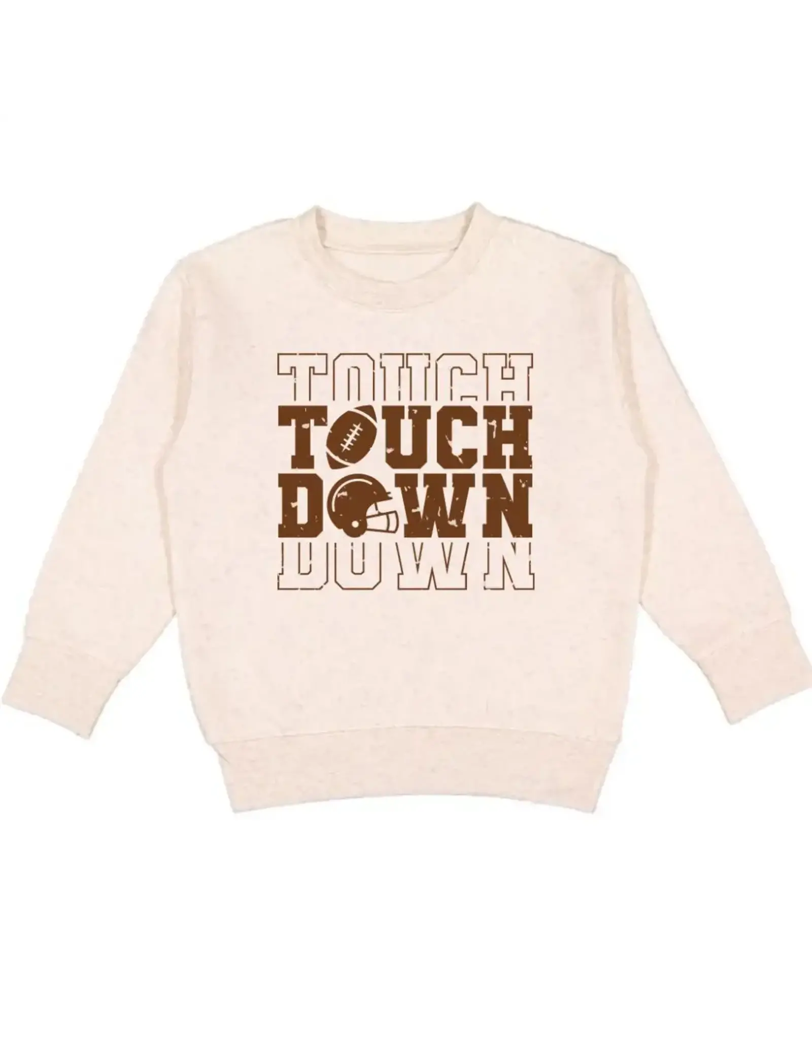 Sweet Wink Sweet Wink- TOUCHDOWN Echo Natural Sweatshirt