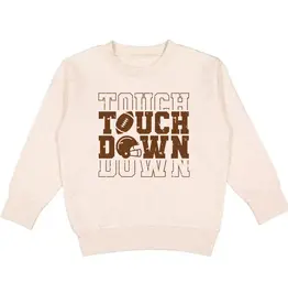 Sweet Wink Sweet Wink- TOUCHDOWN Echo Natural Sweatshirt