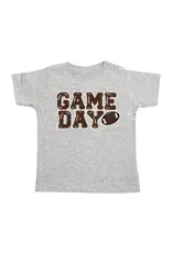 Sweet Wink- GAMEDAY Patch Football Grey TShirt