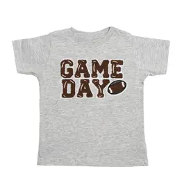 Sweet Wink- GAMEDAY Patch Football Grey TShirt