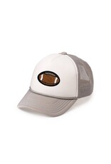 Sweet Wink- Football Patch Hat Grey/White