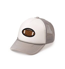 Sweet Wink- Football Patch Hat Grey/White