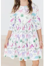 Mila & Rose Mila & Rose- Dino Darling Pocket Twirl Dress