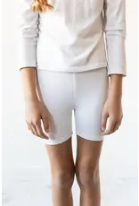 Mila & Rose Mila & Rose- White Twirl Shorts
