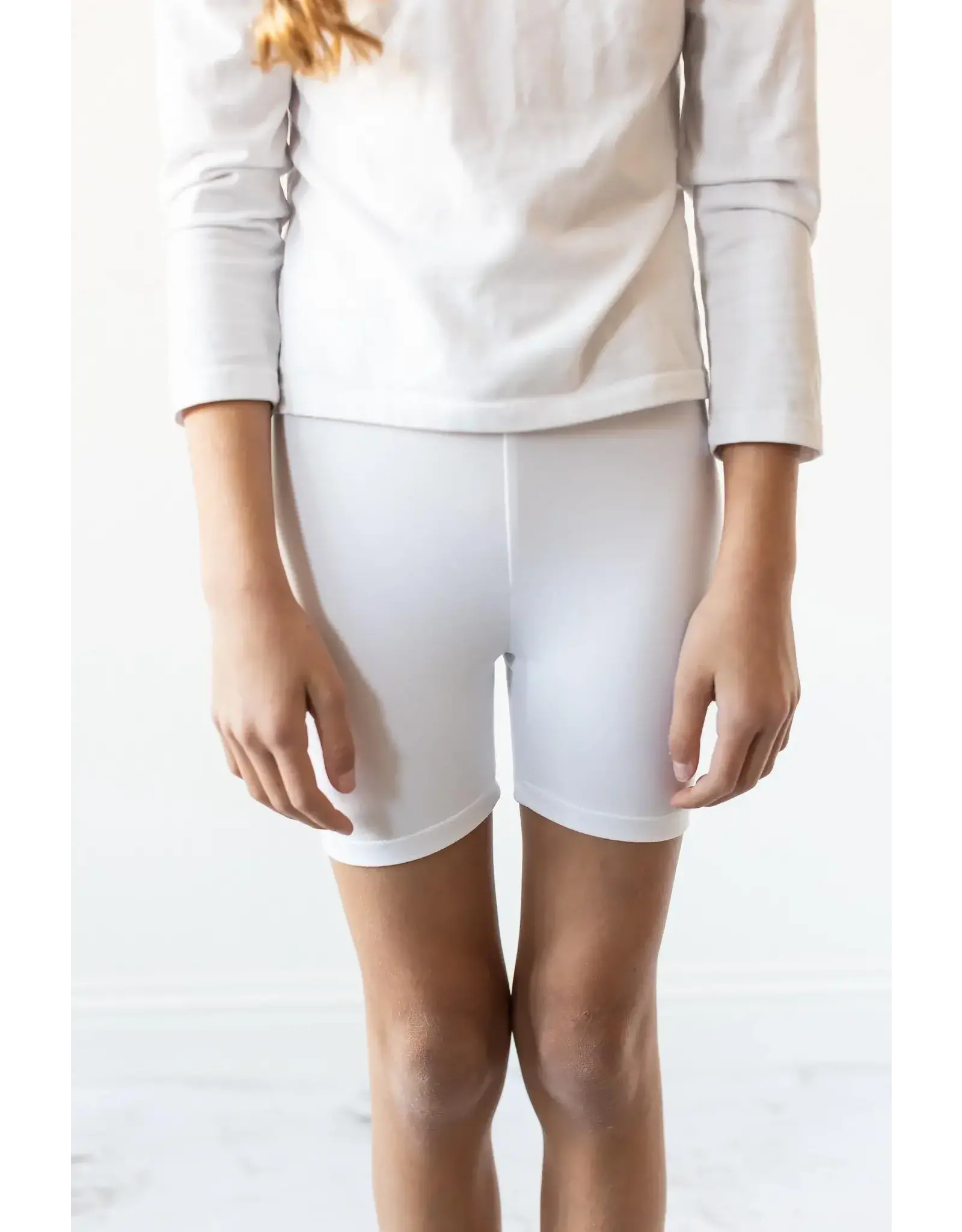 Mila & Rose Mila & Rose- White Twirl Shorts