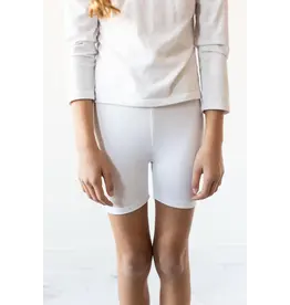 Mila & Rose Mila & Rose- White Twirl Shorts