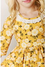 Serendipity Serendipity- Golden Floral Eyelet Dress