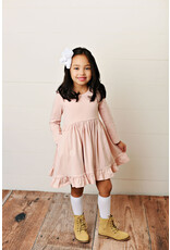 Serendipity Serendipity- Mauve Peter Pan Pocket Dress
