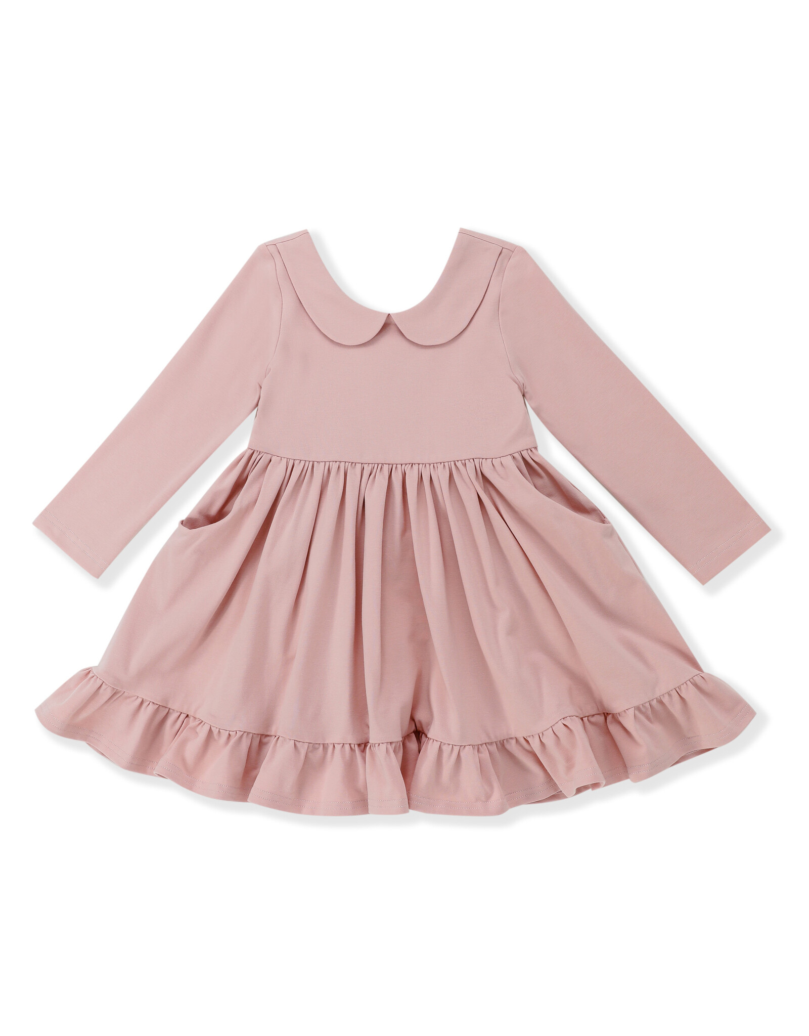 Serendipity Serendipity- Mauve Peter Pan Pocket Dress