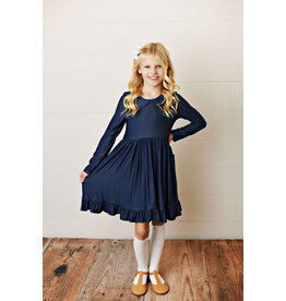 Serendipity Serendipity- Denim Peter Pan Pocket Dress