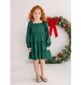 Isobella & Chloe Isobella & Chloe- Green Mistletoe Dress