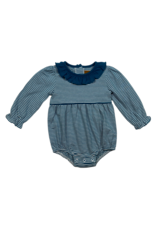 Millie Jay Millie Jay- Teal Stripe Hayden L/S Bubble