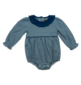 Millie Jay Millie Jay- Teal Stripe Hayden L/S Bubble