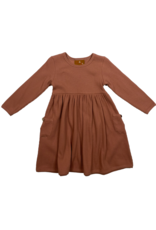Millie Jay Millie Jay- Salmon Emily Ribbed Dress