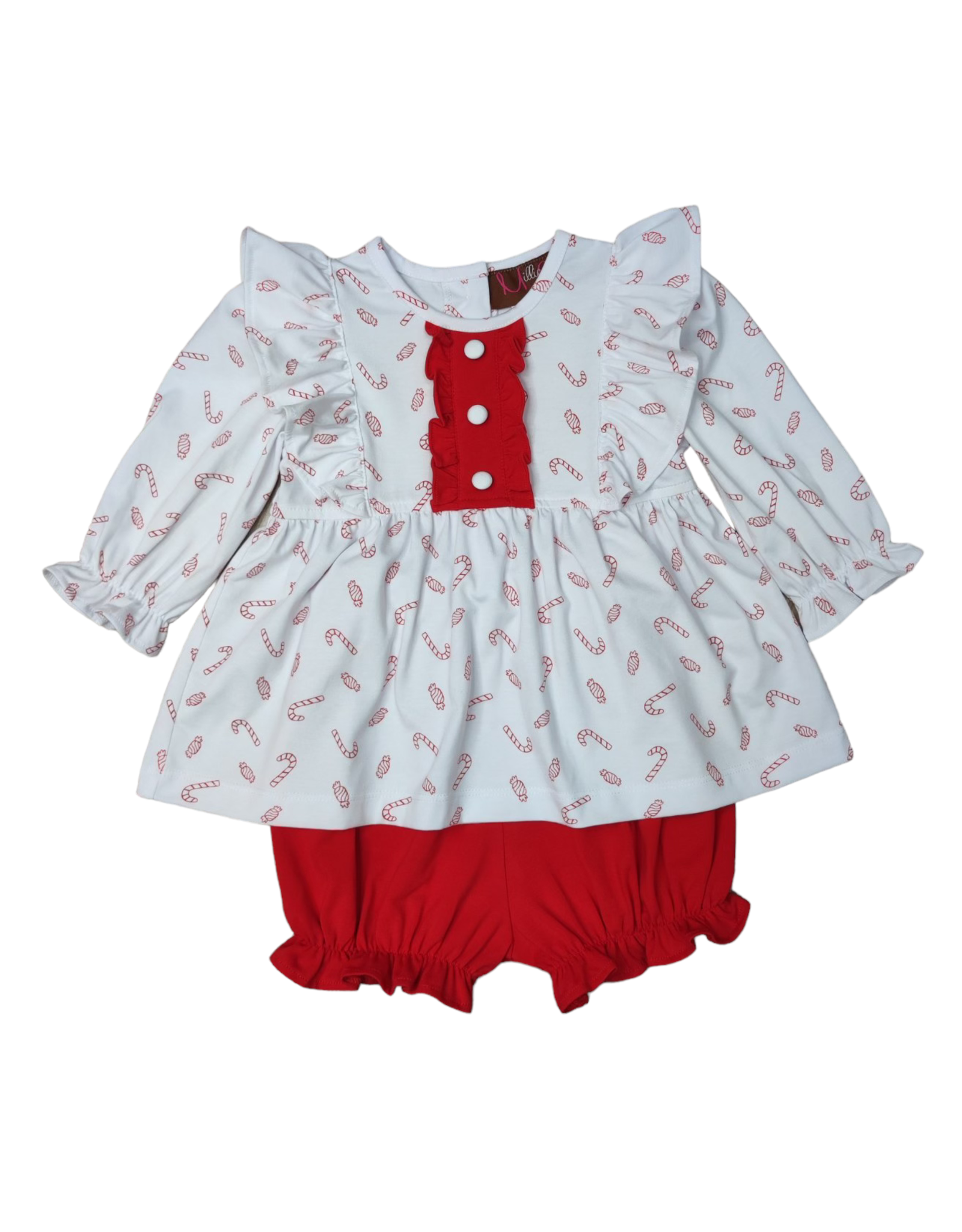 Millie Jay Millie Jay- Peppermint Twist Bloomer Set