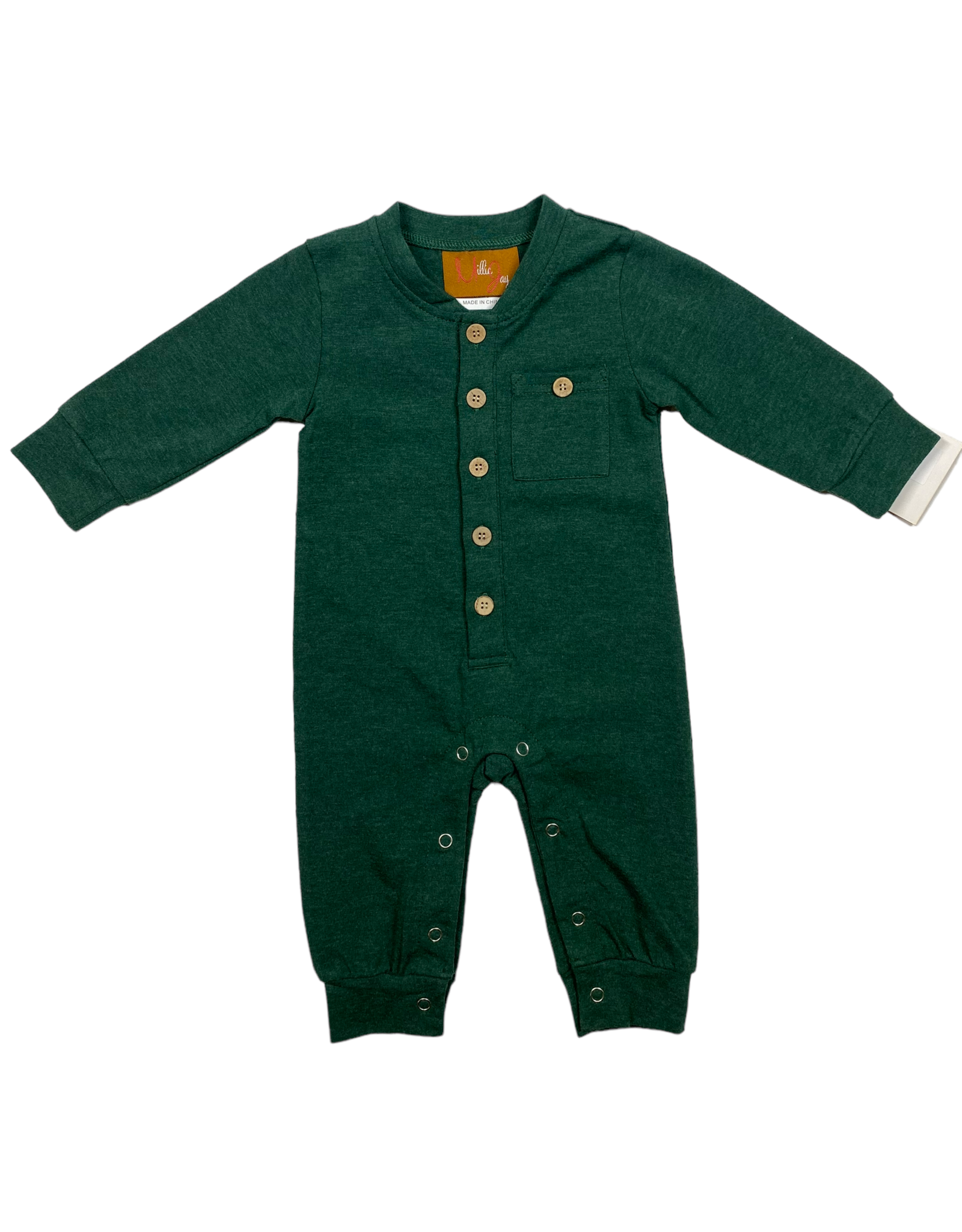 Millie Jay Millie Jay- landon Romper: Green