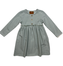 Millie Jay Millie Jay- Madison Dress: Sage Stripe