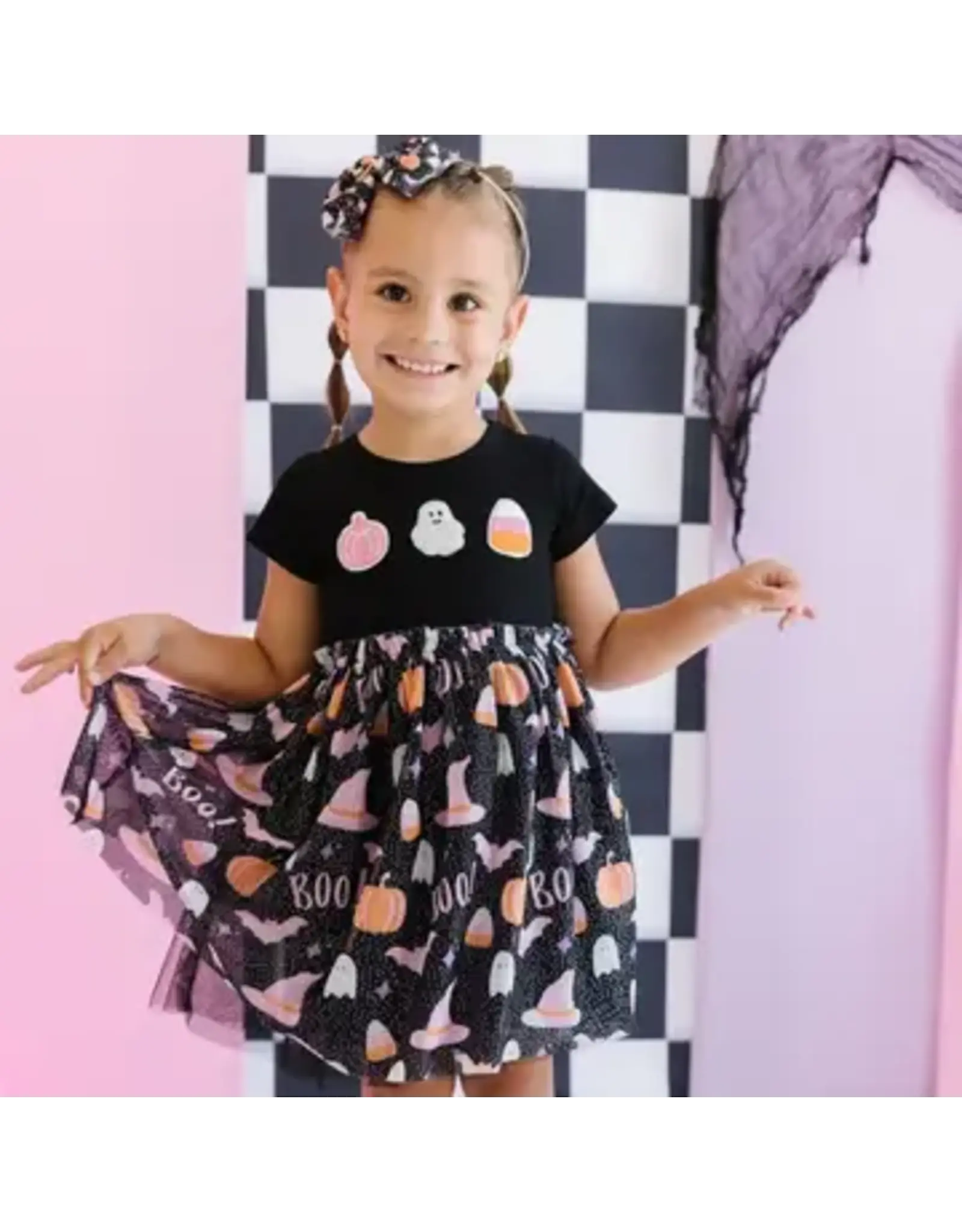 Sweet Wink- Boo Halloween S/S Tutu Dress