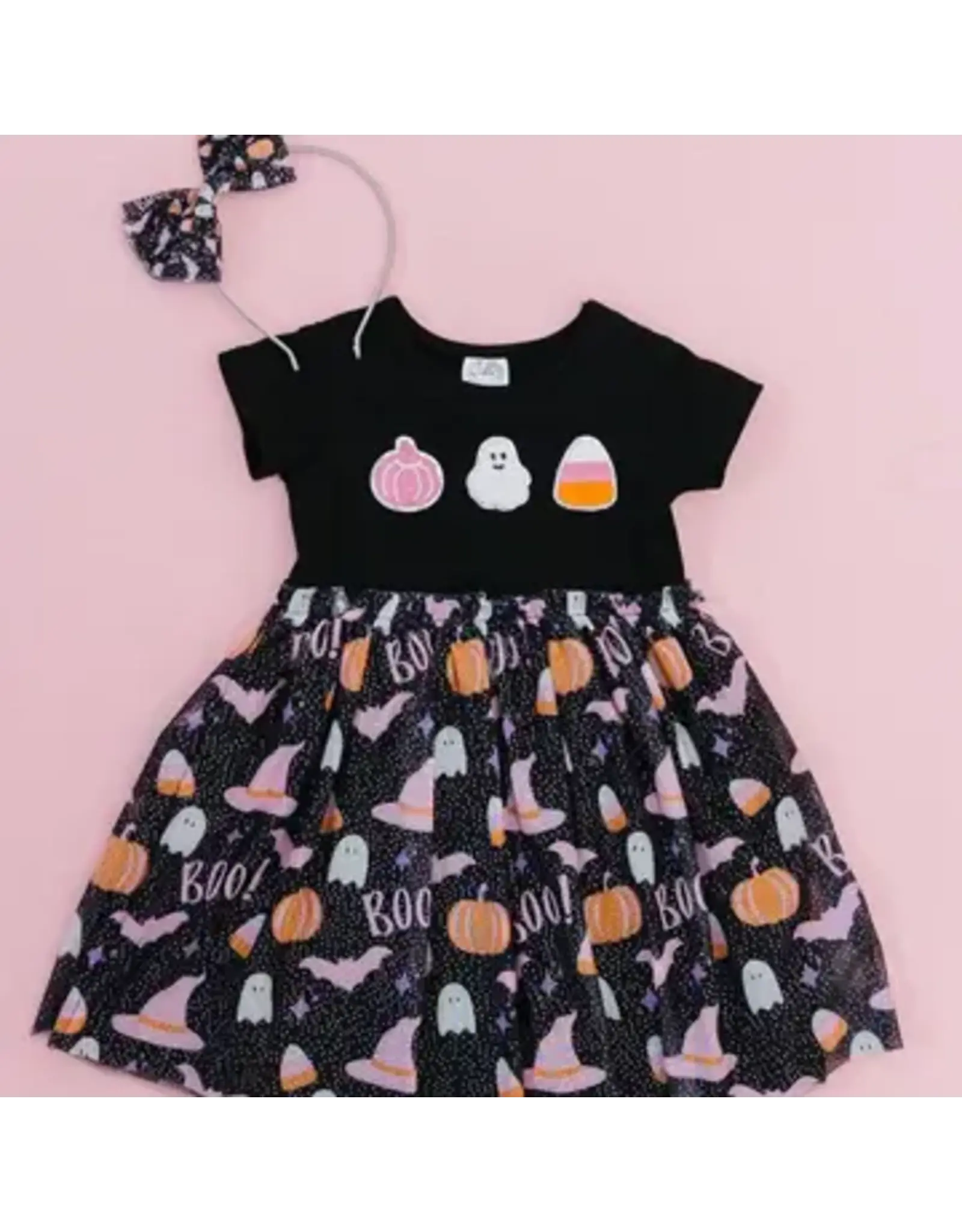 Sweet Wink- Boo Halloween S/S Tutu Dress