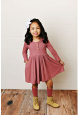 Swoon Baby Swoon Baby- Mulberry Bamboo Pocket Dress