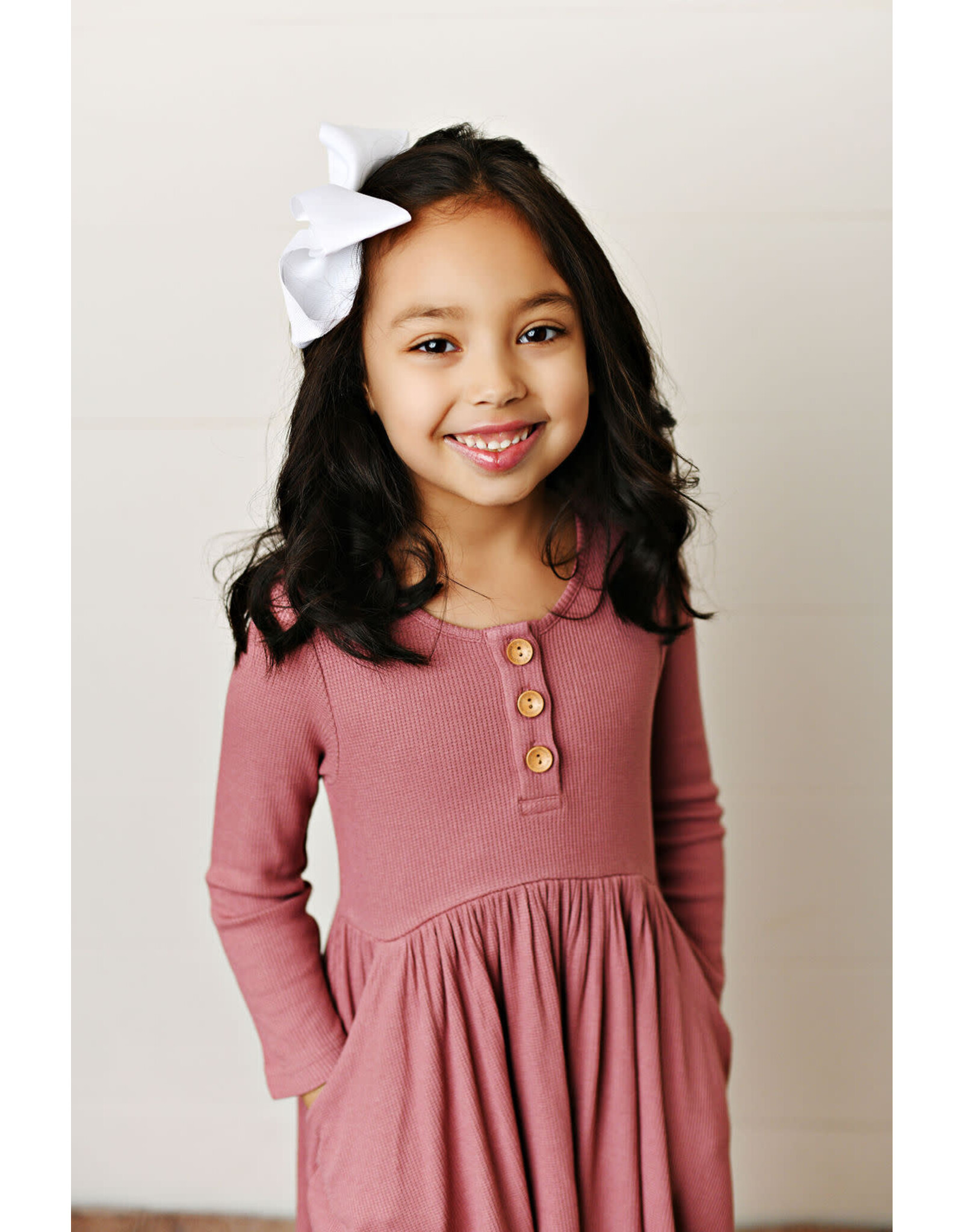 Swoon Baby Swoon Baby- Mulberry Bamboo Pocket Dress