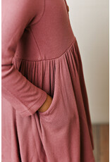 Swoon Baby Swoon Baby- Mulberry Bamboo Pocket Dress