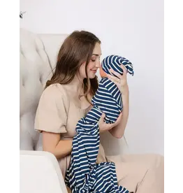 Lou Lou & Company Lou Lou- Jack Ribbed Swaddle Blanket