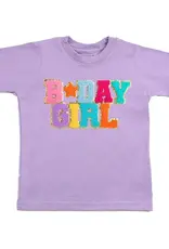 Sweet Wink- BDAY Girl Patch S/S Lavender TShirt