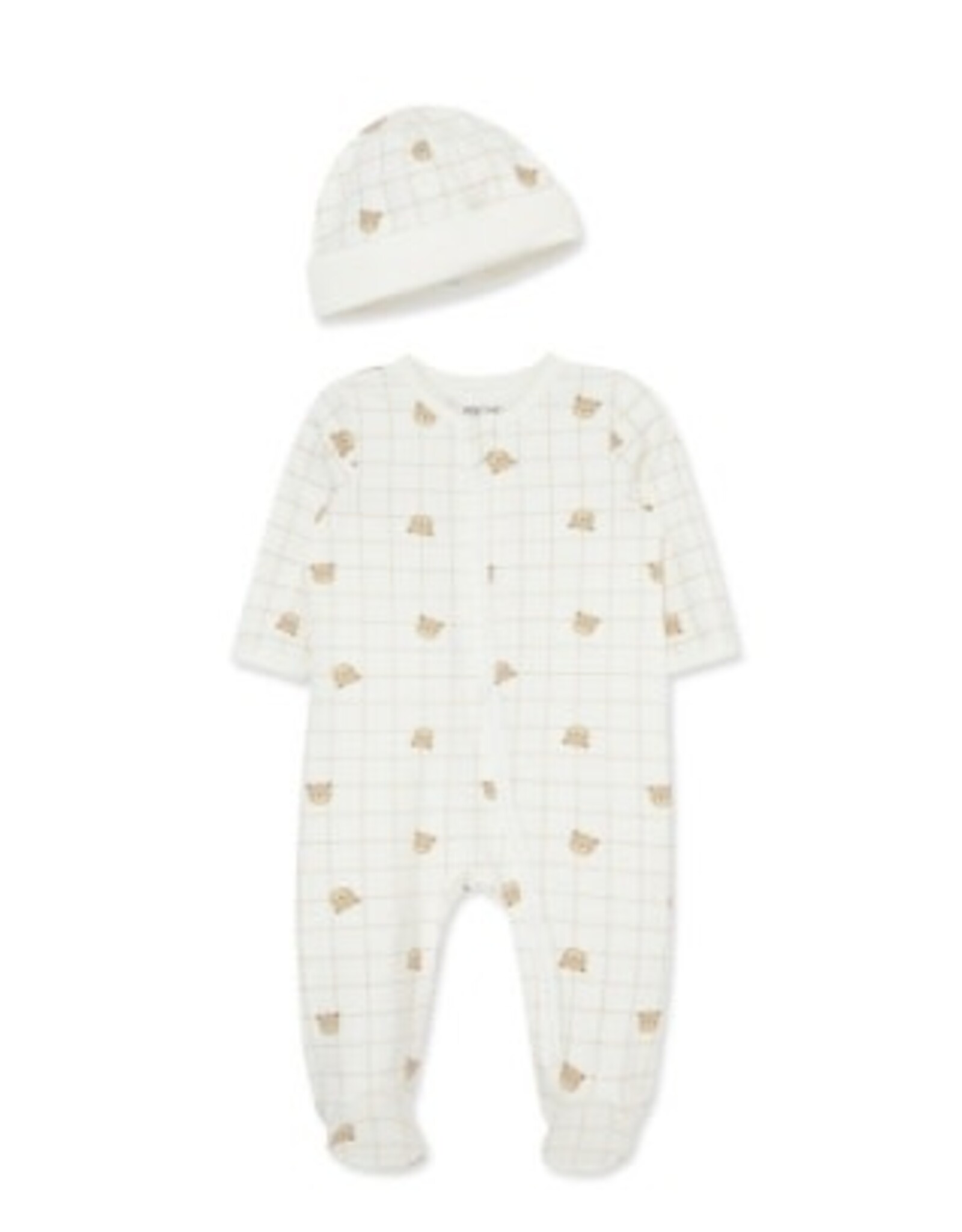 Little Me Little Me- Bears Footie w/ Hat