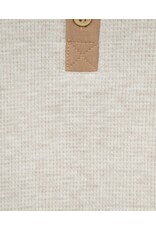 Little Me Little Me- Oatmeal Waffle Knit Bodysuit & Patn Set