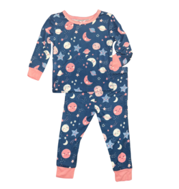 Little Me Little Me- Galaxy Bamboo PJ